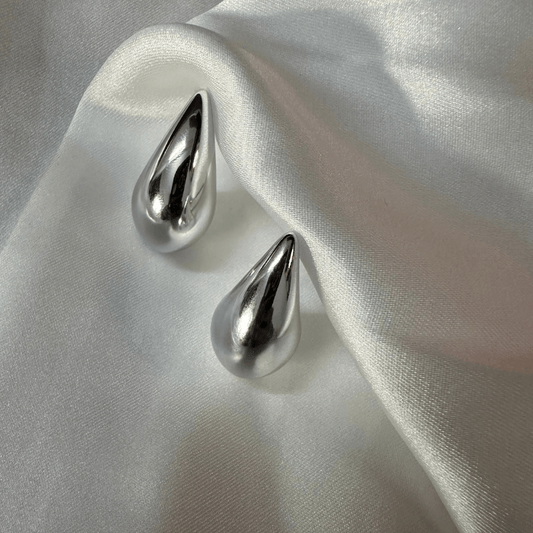 Tear Drop  Silver