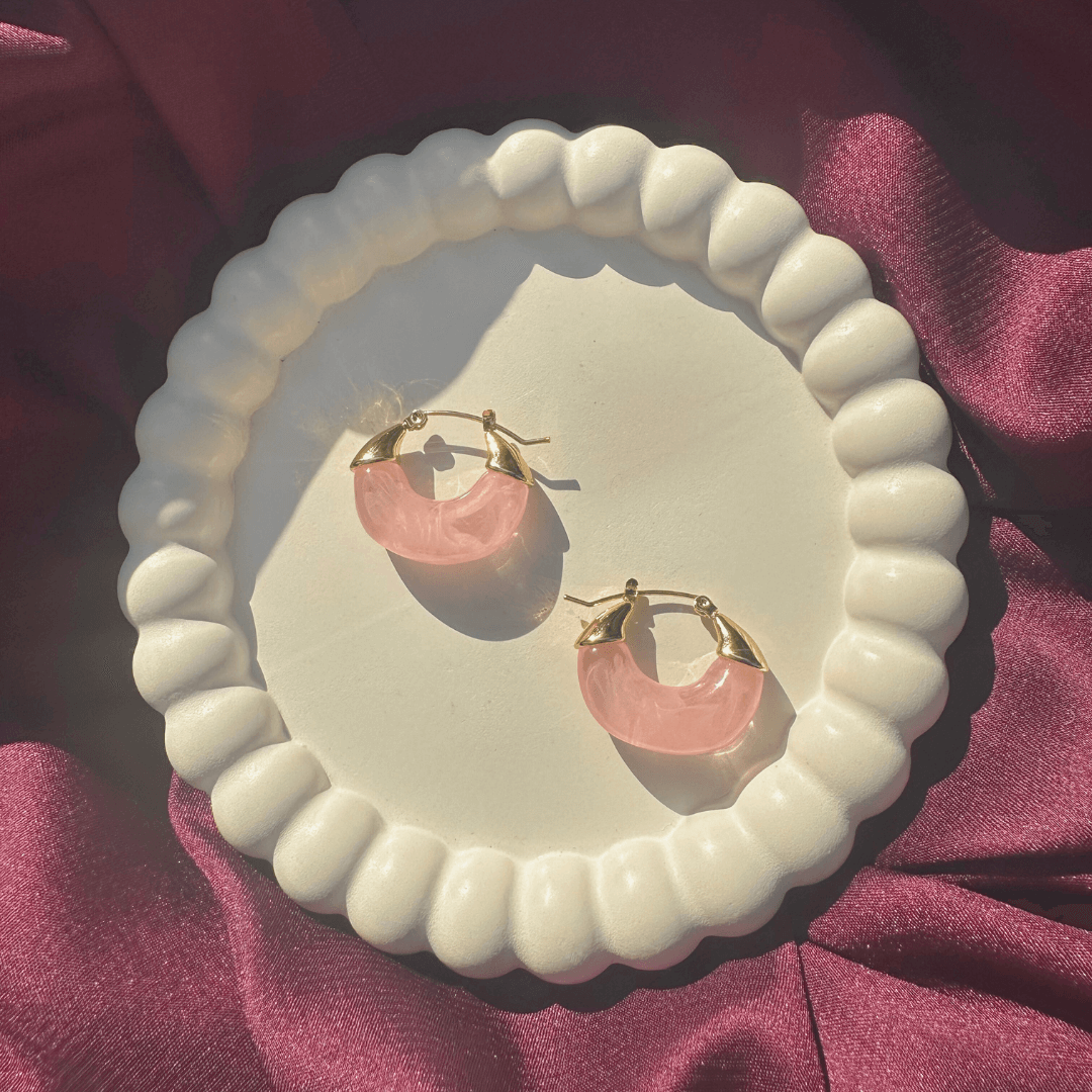 Pink Hoops